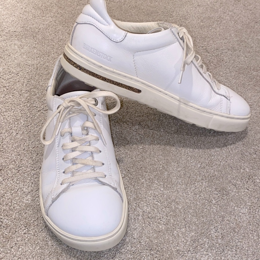 Birkenstock Bend Low White Leather Sneakers Euro 39 / US 8-8.5